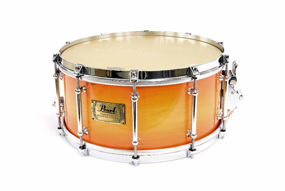 Pearl Master Series Symphonic Custom 14" x 6.5" ten lug snare drum