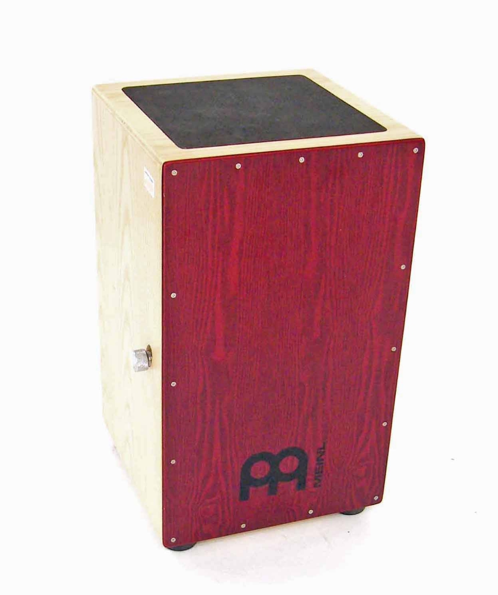 Meinl box Cajon drum; together with another unbranded box Cajon drum (2)