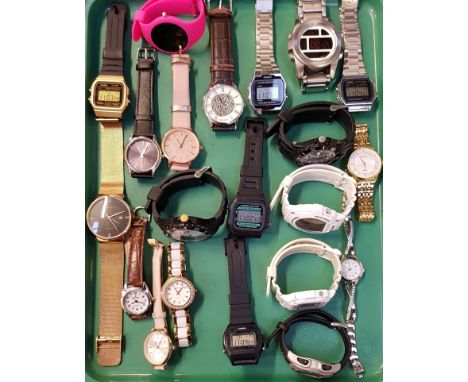 SELECTION OF LADIES AND GENTLEMEN'S WRISTWATCHESincluding Casio, Sekonda, Biden, Limit, Aresso Design, Timex and DKNY (21) 