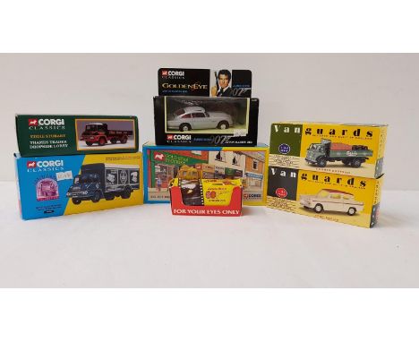 SELECTION OF DIE CAST VEHICLESincluding James Bond Aston Martin from Goldeneye and the Citroen 2CV from For Your Eyes Only by