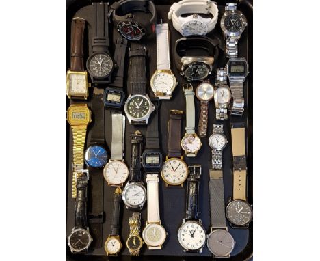 SELECTION OF LADIES AND GENTLEMEN'S WRISTWATCHESincluding ice watch, Casio, Balmain, Slazenger, Pierre Cardin, Skagen, Sekond