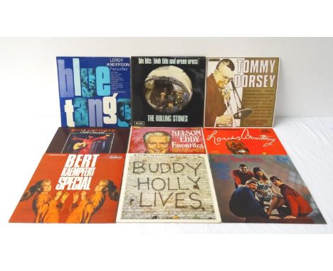 SELECTION OF VINYL ALBUMSincluding The Rolling Stones, The Seekers, Louis Armstrong, Billy Connolly, Kenny Ball, Buddy Holly 