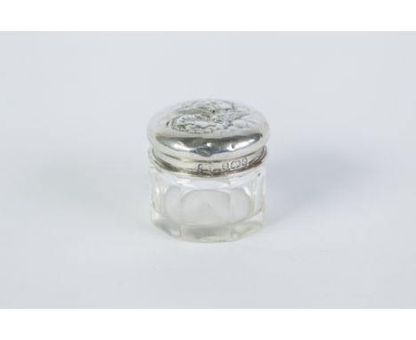 AN EARLY VICTORIAN SCOTTISH SILVER SNUFF BOX, engine turned and centered by initials, gilded interior, makers mark T.M, Glasg