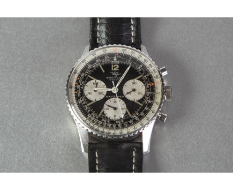 GENTS BREITLING NAVITIMER CHRONOGRAPH WRIST WATCH, with 806 seventeen jewel mechanical movement, the case numbered 1352806, c