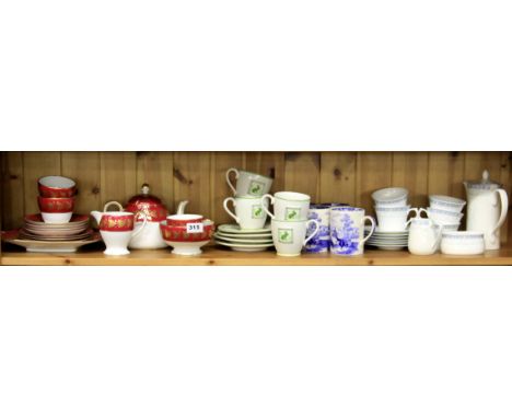 A quantity of good  mixed china, mostly Wedgwood and Spode.