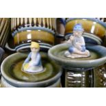 A good collection of Irish Wade to include coffee set items, biscuit barrel, goblets, tankard,