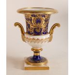 Possibly Coalport 19th century hand painted vase, height 18cm.