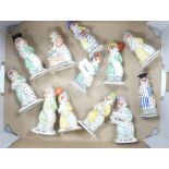 A Collection of Beswick Loveables Clown Figures