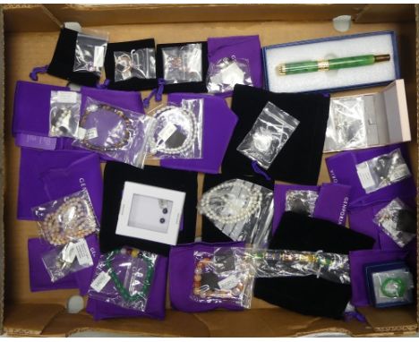 A collection of Gemporia &amp; TJC jewellery, A good lot of mainly Silver gem set jewellery, brand new still sealed mostly wi
