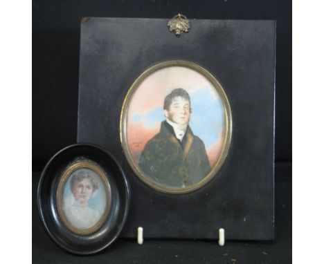 CHARLES FOOT TAYLER (British, flourished 1818-1853), miniature portrait of a gentleman, signed and dated 1819, watercolours. 