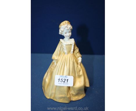 A Royal Worcester figure 'Grandmothers Dress' by F.G Doughty.