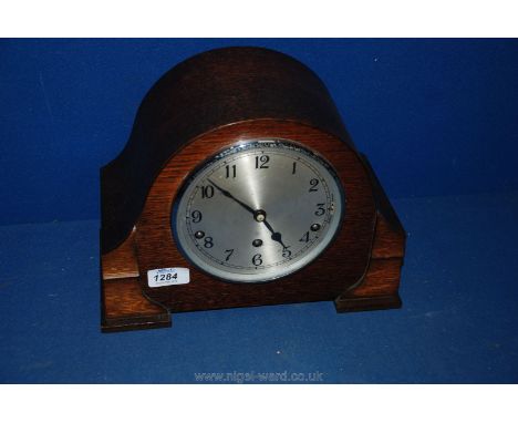 A Westminster chime Mantle Clock