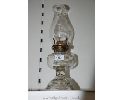 An all glass Oil Lamp