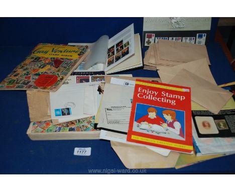 A quantity of mixed Stamps and first day covers, Stanley Gibbons 'Gay Venture' stamp Album, etc.