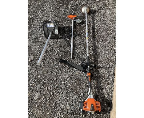 Stihl KM 94 RC kombi engine with three attachments