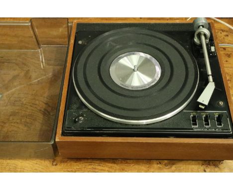 Garrard automatic transcription 3 speed turntable; model no: AP76, restored; with Goldring cartridge. Working at time of lott