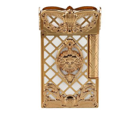 S.T. DUPONT Feuerzeug "VERSAILLES". Limited Edition. Mit Box, Umkarton und Papieren. Limitiert auf 2686 Exemplare (1684/2686)