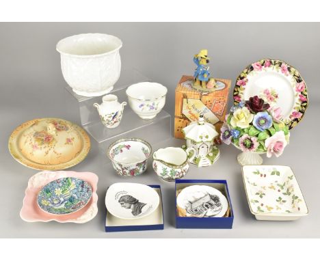 A Collection of Various Ceramics and Ornaments to Comprise Royal Doulton Paddington Bear Figure "At the Station", Coalport Co