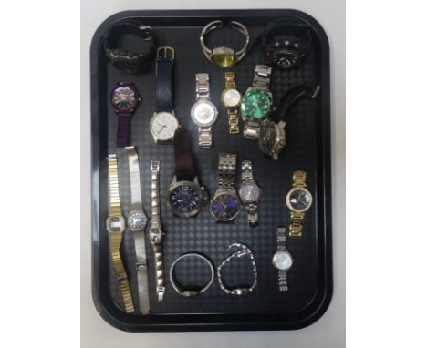 SELECTION OF LADIES AND GENTLEMEN'S WRISTWATCHESincluding G-Shock, Limit, Maserati, DKNY, Casio, Juicy Couture, Armani Exchan