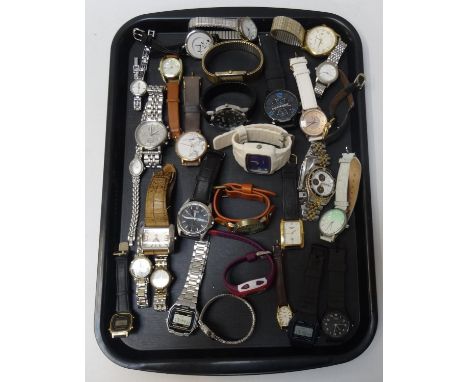 SELECTION OF LADIES & GENTLEMEN'S WRISTWATCHESincluding: Kate Spade; Casio; Sekonda; Geonaute; Citizen; Fossil; Cluse; Accuri
