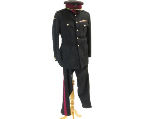 Military dress uniform for Colonel, RAMC comprising cap, jacket, waistcoat and trousers, post WWII. Provenance: belonged to t