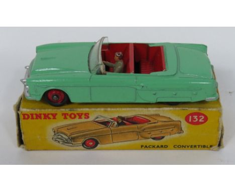 Dinky - 132 Packard Convertible, light green, in box