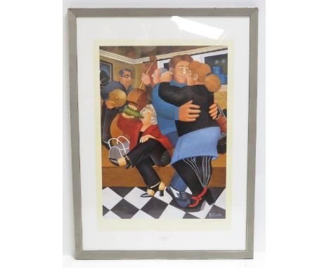 Beryl Cook (1926-2008) - Shall We Dance, coloured limited edition print signed in pencil by the artist, Pub. Alexander Galler