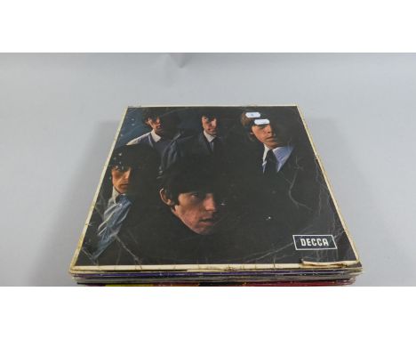 A Collection of Twelve Rolling Stones LPs Including Four Double Albums 
