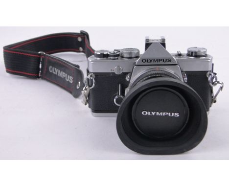 David Bailey's Olympus OM-1 35mm camera,from Carlton Studios, Marble Arch, London, provenance; given to the vendor by David B