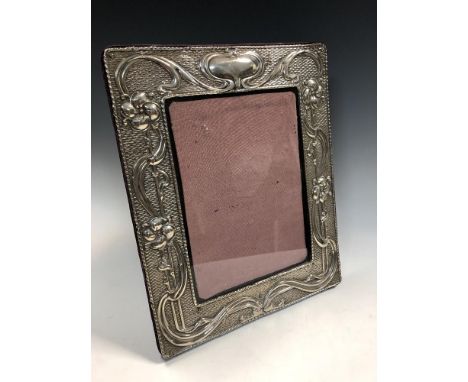 by William Neale &amp; Sons, Chester 1904, of rectangular portrait form and Art Nouveau style, the border with foliate tendri
