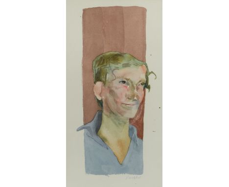 Portrait of Hallam Murray signed 'Procktor' (lower right) watercolour (Dimensions: 33 x 19cm)(33 x 19cm)Footnote: Provenance 
