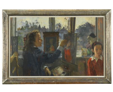 Cathryn Painting Jemimah signed 'Kuhfeld' (lower right) oil on canvas (Dimensions: 59 x 94cm)(59 x 94cm)Condition report: Oil