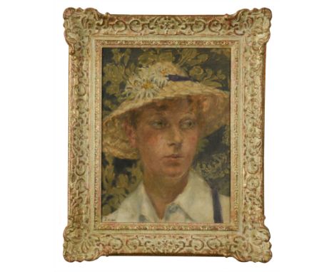Portrait of Nicolette at Paultons Square signed 'Devas' (lower left) oil on canvas 51 x 40.5cmFootnote: Provenance The Artist