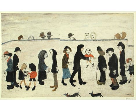 signed 'L S Lowry' (lower right); with Fine Art Trade Guild blind stamp off-set lithograph (Dimensions: 45cm x 70.5cm)(45cm x