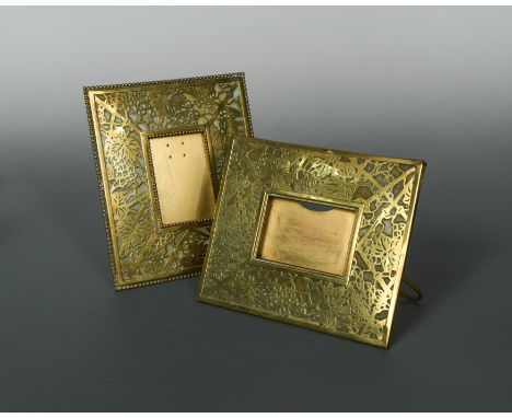 one portrait, the other landscape, easel backs, stamped marks (Dimensions: 19.5 x 16cm) (Qty: 2)(19.5 x 16cm)
