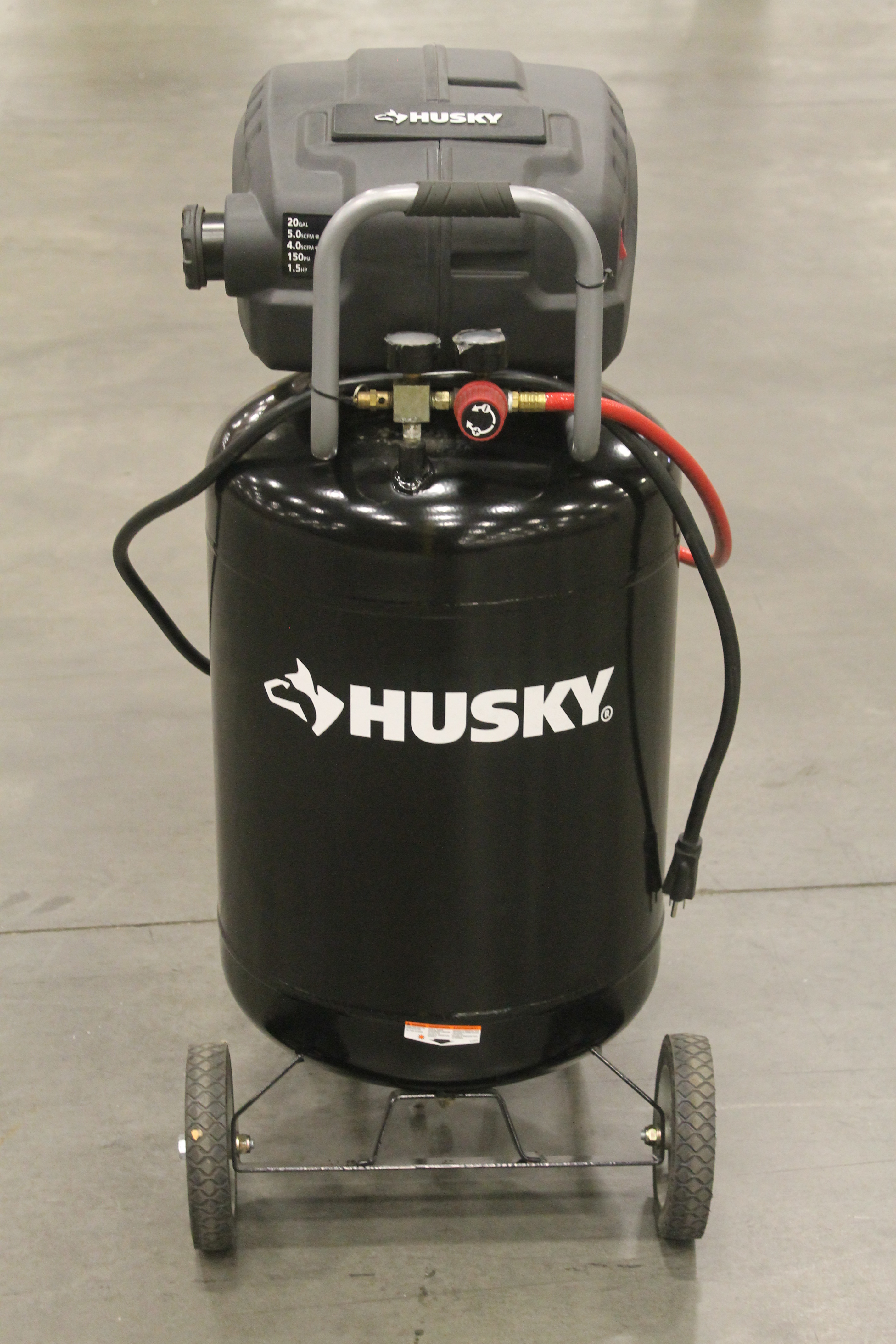 HUSKY 20 GAL. PORTABLE ELECTRIC AIR COMPRESSOR. , MODEL 947265