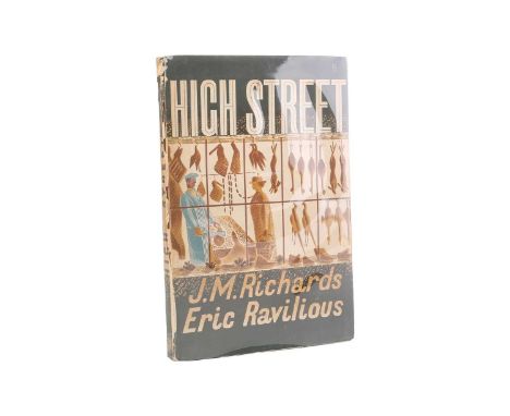 Ravilious, Eric and Richards, J.M.; 'High Street', 1938 first edition, Curwen Press for Country Life, woodcut vignette on tit