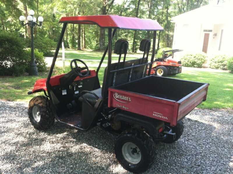 KOMATSU SIDE BY SIDE ATV WITH DUMP BED RUNS GOOD, LOCATED IN DAWSON, GA