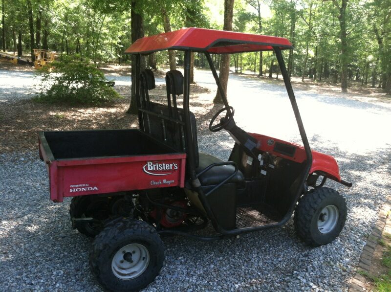 KOMATSU SIDE BY SIDE ATV WITH DUMP BED RUNS GOOD, LOCATED IN DAWSON, GA