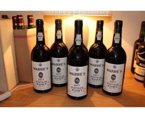 WARRE'S VINTAGE PORT, 1967 (6 bottles)

NOTE: DATE SHOULD READ 1977