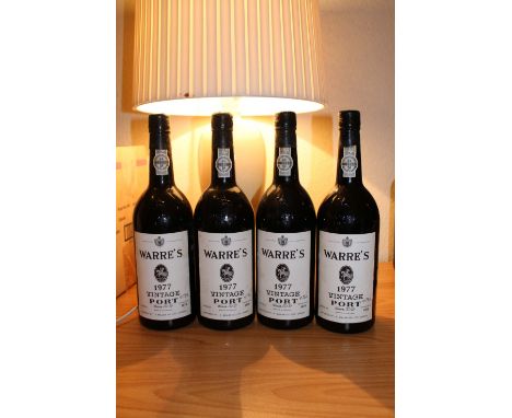 WARRE'S VINTAGE PORT, 1967 (4 bottles)

NOTE: DATE SHOULD READ 1977