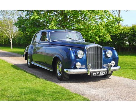 1957 Bentley S1 (E-series) SaloonRegistration Number: RCE 363Chassis Number: B34EGEngine Number: BE17Designed to replace the 