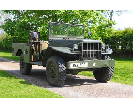 1944 Dodge Weapons Carrier (WC-51) 3/4 Ton 4x4Registration Number: UK Registered. Number to be advised.Chassis Number: 817169