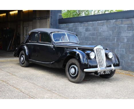 1953 Riley RMF 2½ Litre SaloonRegistration Number: TWL 980Chassis Number: RMF10309Engine Number: R1515 (Replacement engine)An