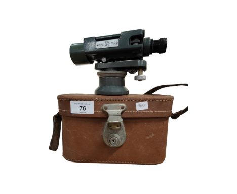 VINTAGE HILGER &amp; WATTS SURVEYORS THEODOLITE &amp; CASE 