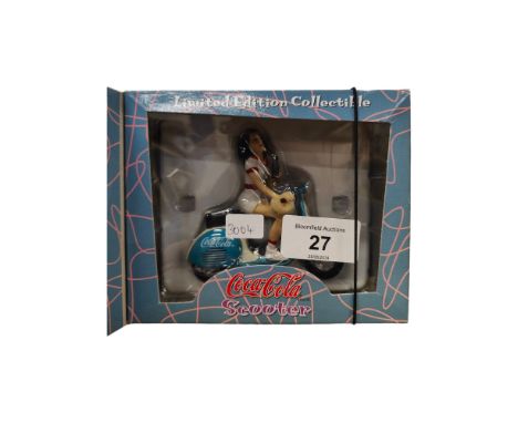 VINTAGE STYLE COCA COLA SCOOTER MODEL 