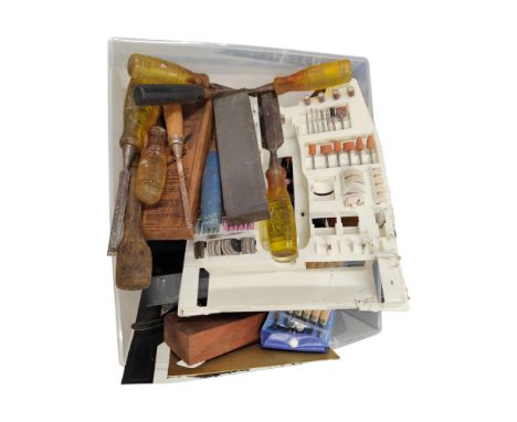 BOX OF MODEL MAKER'S TOOLS