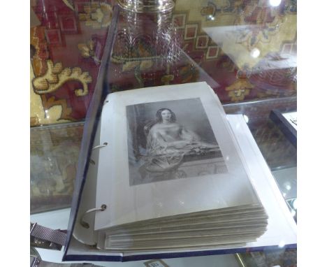An extensive collection of etchings and engravings from the 17th, 18th and 19th centuries, includes such examples as Temptati