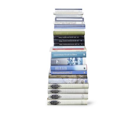 A collection of silver reference booksThe collection of approximately twenty-five books mainly focusing on Dutch silver, incl