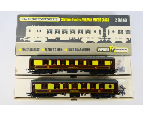 Wrenn - A boxed Wrenn W3004/5 OO gauge Class 5-BEL Southern Electric Pullman Motor Coach 'Brighton Belle' 2-Car EMU Set. The 